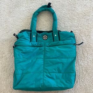 Lululemon Teal Duffel Bag